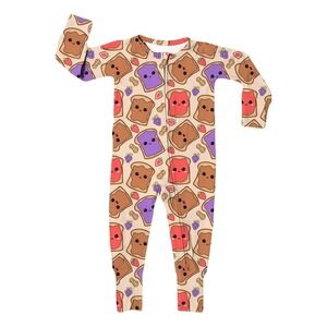 Serial Bamboo Thrifter Peanut Butter Jelly Time Zippy 3/6M NWT
